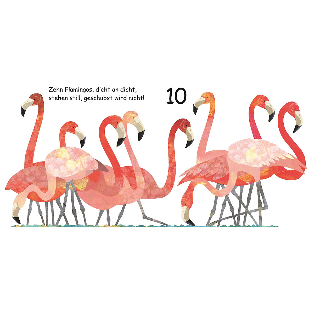 Tiere zählen 1 2 3
