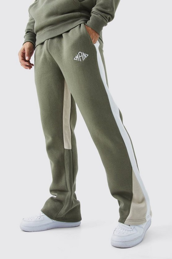Man Colorblock Jogginghose