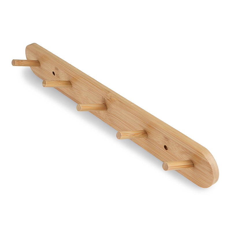 Home Knaggrekke 5 knagger 49x6,6 cm bambus