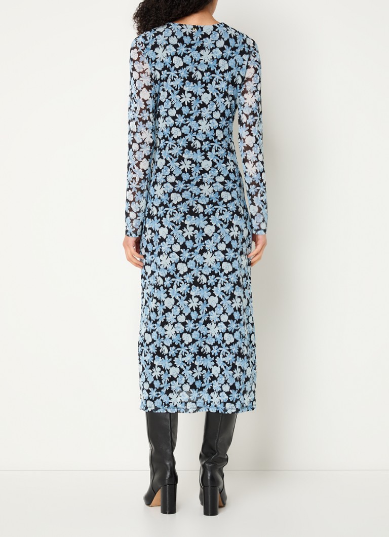 Vestido midi de punto con estampado floral Zita de Fabienne Chapot