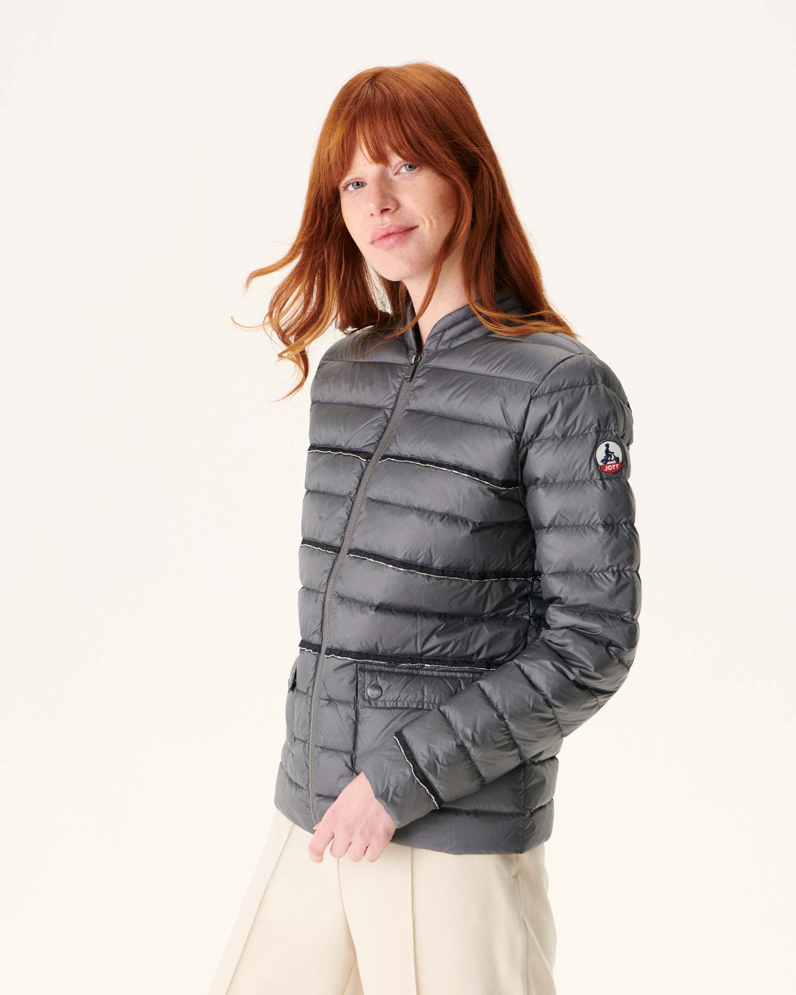 Veste courte légère Anthracite Andorra