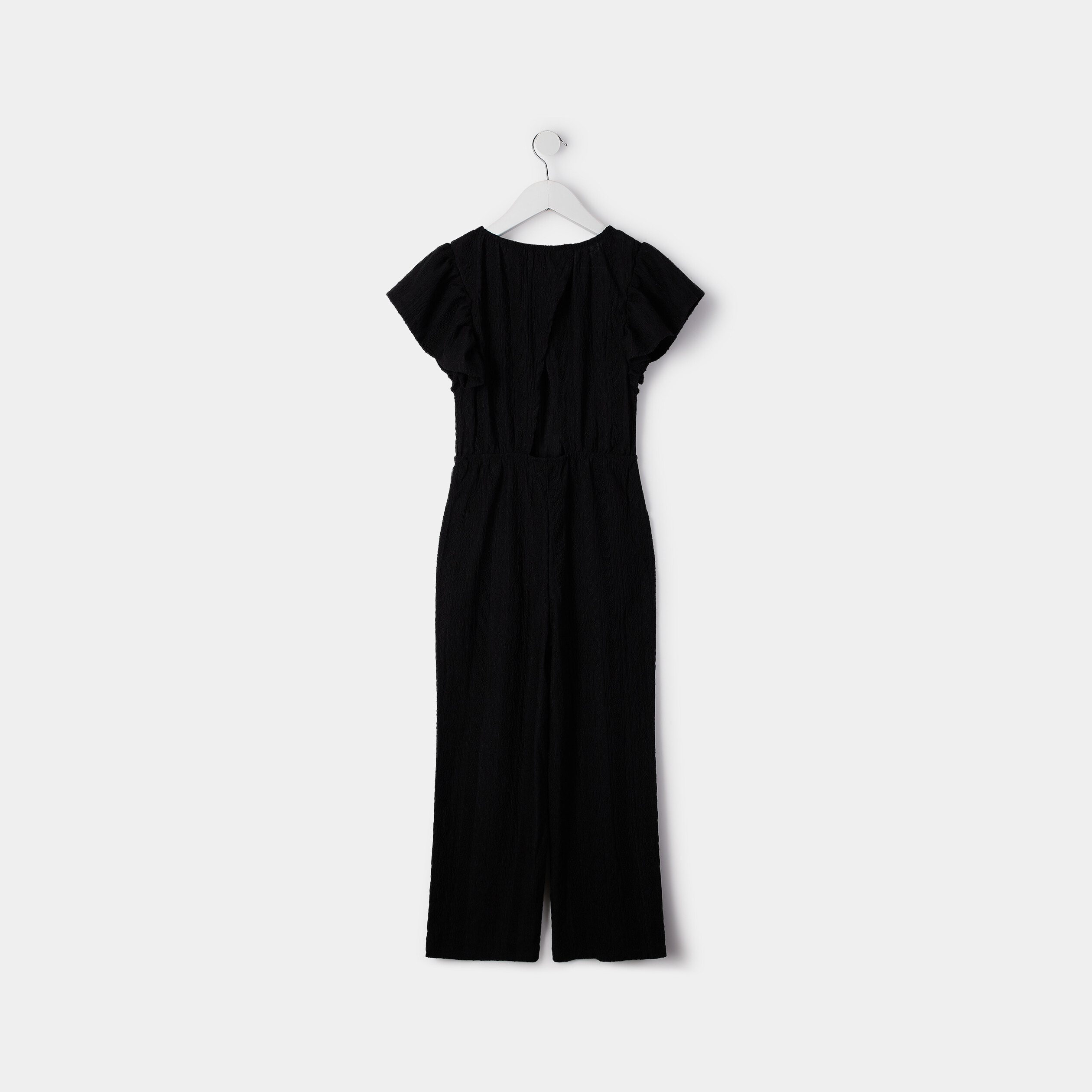 Combinaison pantalon jambes larges noir fille | La Halle