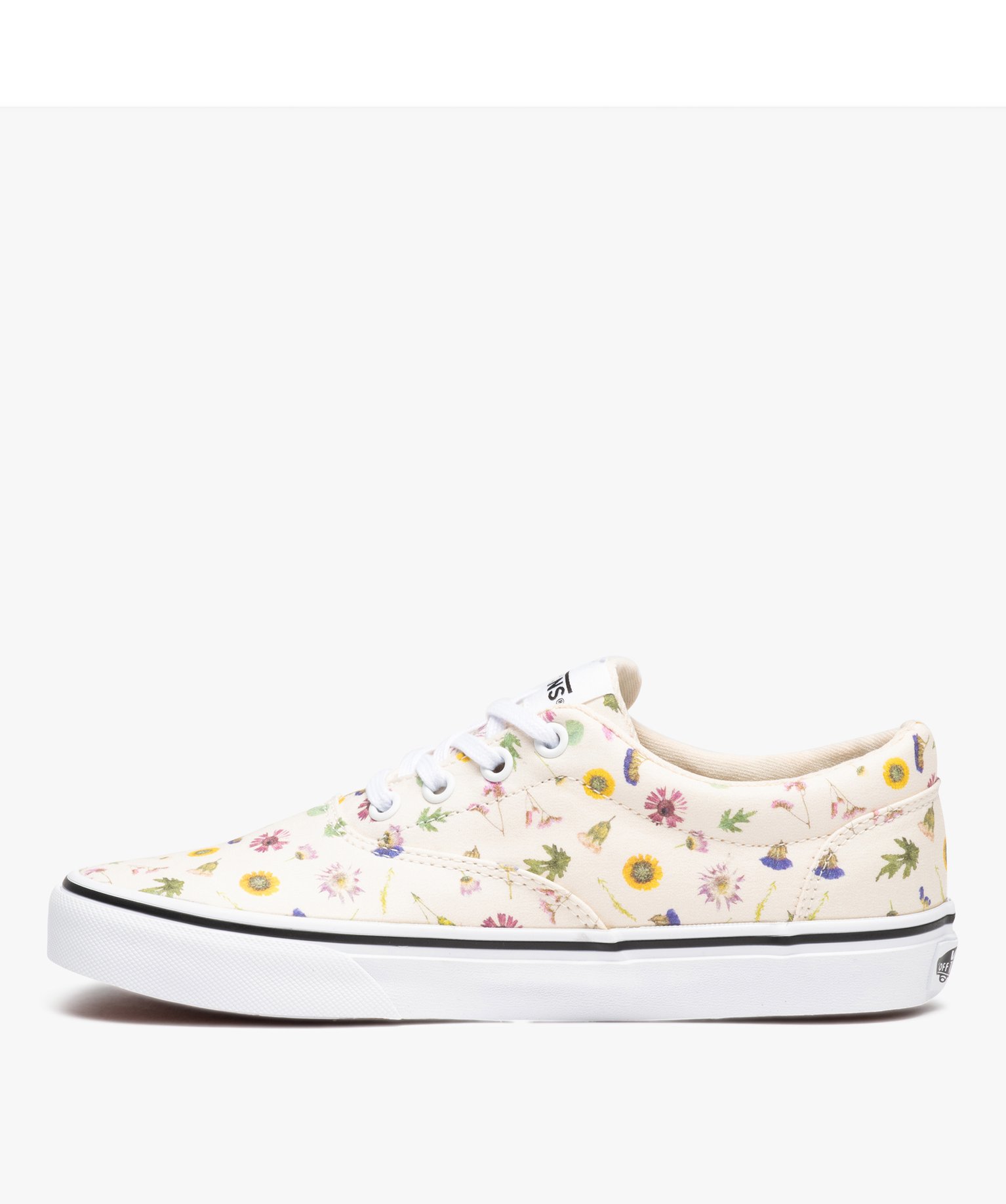 Baskets femme dessus en toile et à lacets - Vans imprime | GEMO