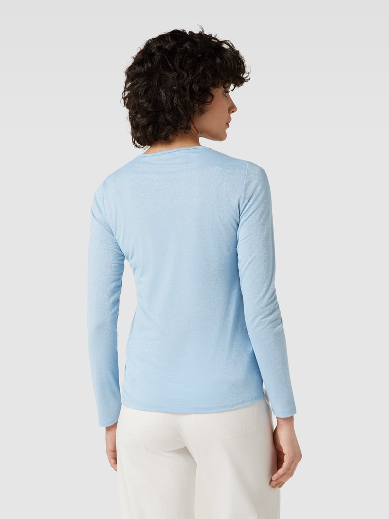 Longsleeve mit Rundhalsausschnitt in hellblau