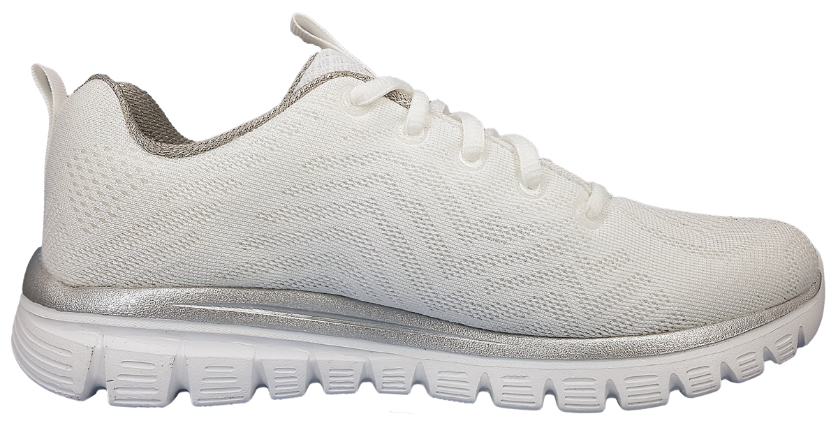 Skechers Graceful Get Connected 12615 Weiß WSL White/Silver