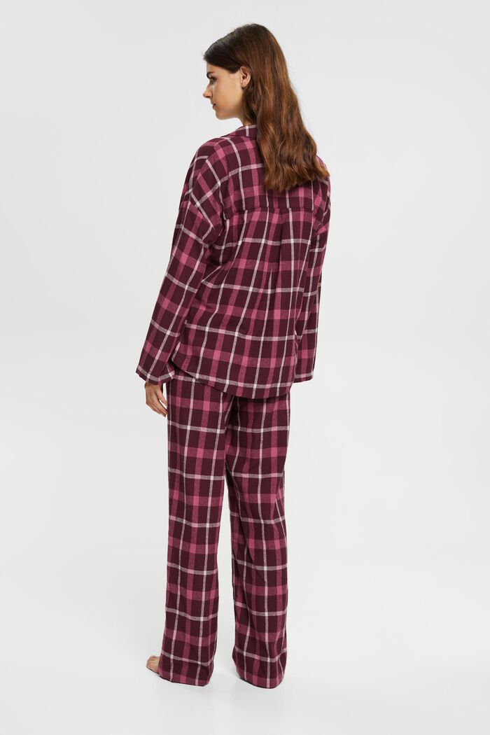 Pyjama-Set aus kariertem Flanell