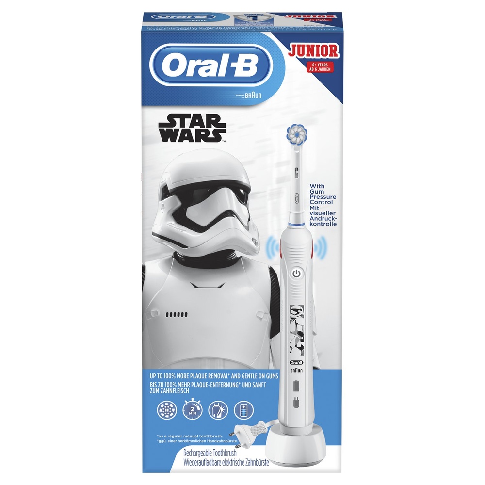 oral-b Brosse À Dents Électrique Oral-B Junior, Star Wars Brosse À Dents Electrique