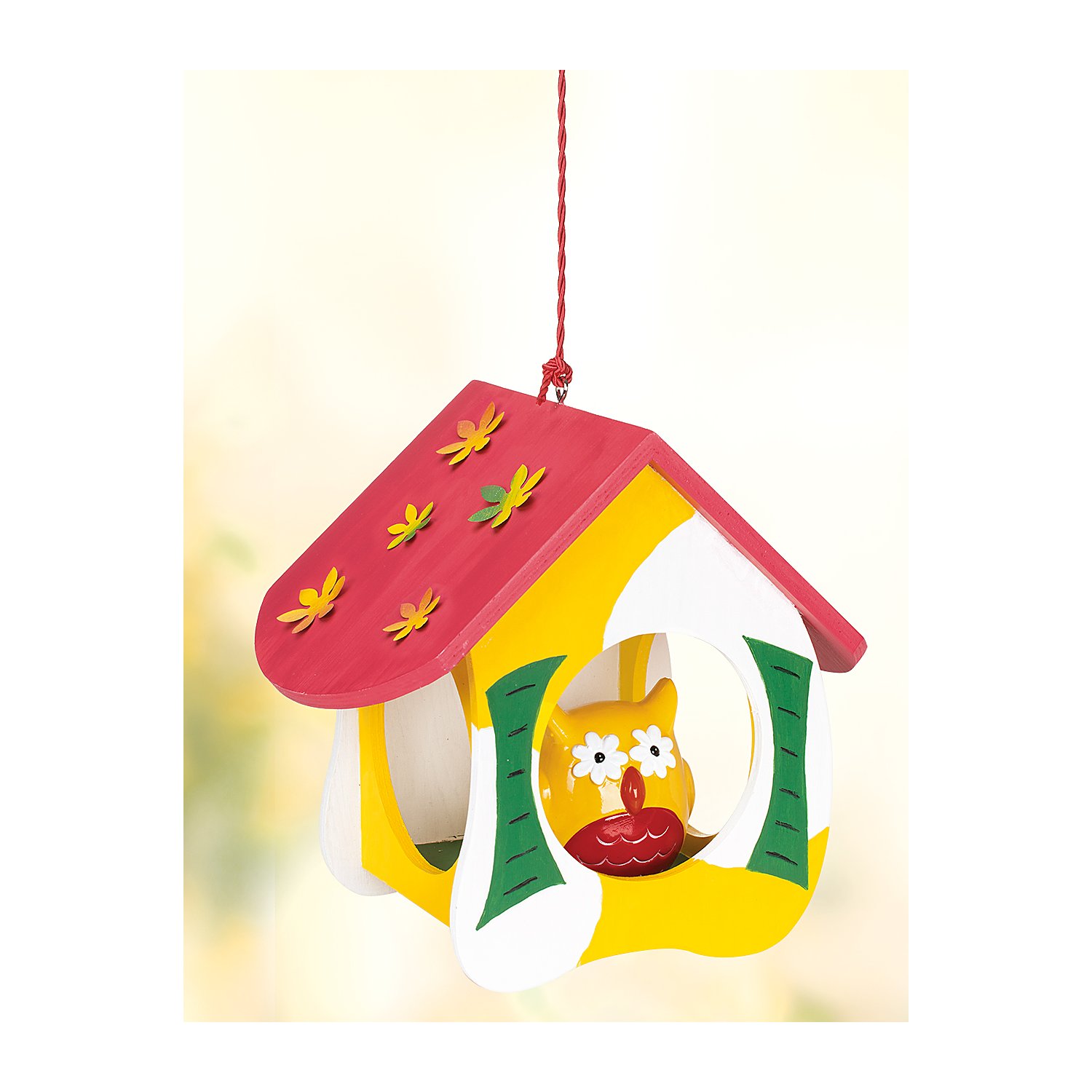 Vogelhaus aus Holz, 29 x 18,5 x 26 cm