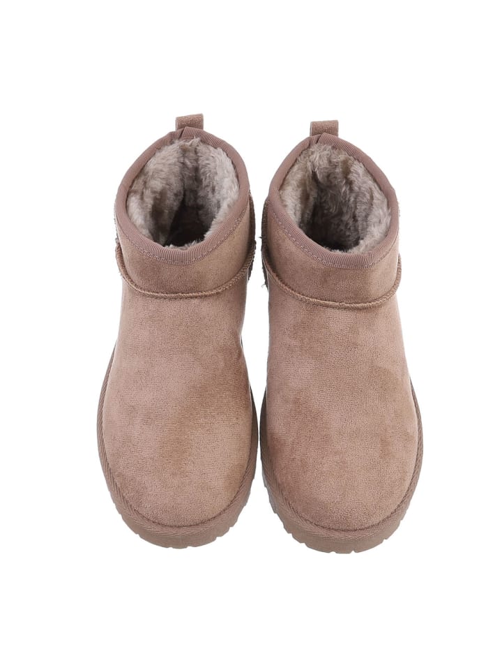 Ital-Design Stiefelette in Hellbraun günstig kaufen