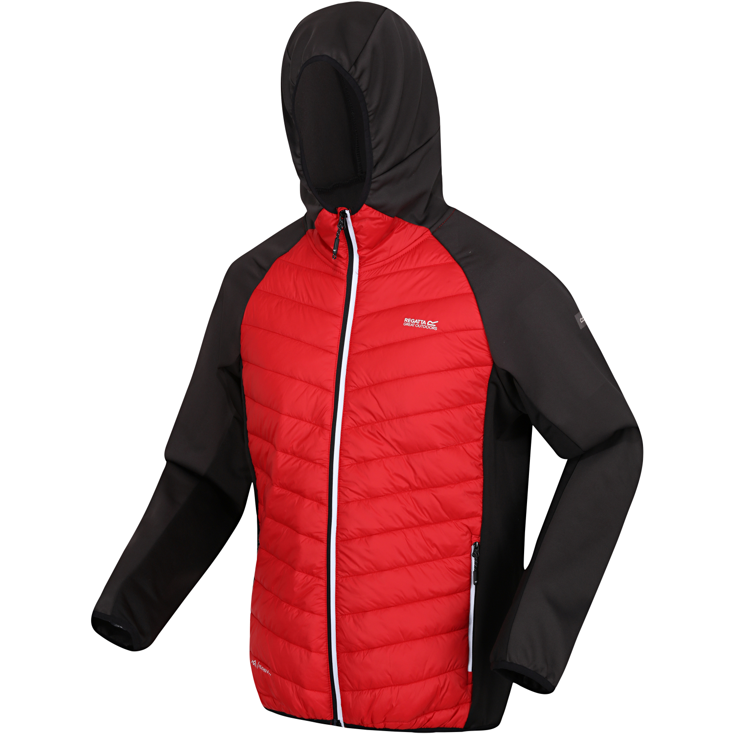 Regatta Herren Jacke Andreson VIII Hybrid (rot/schwarz)