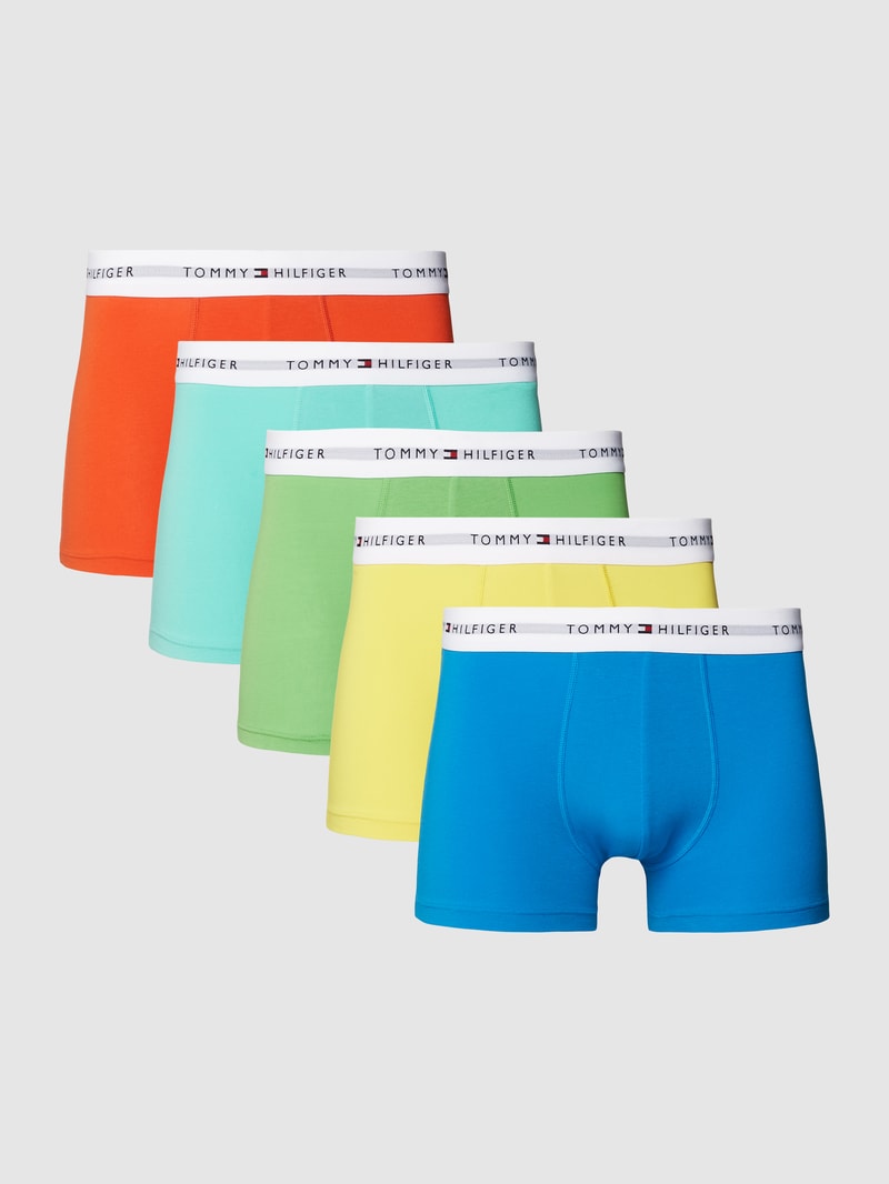 Trunks mit elastischem Bund im 5er-Pack in gelb