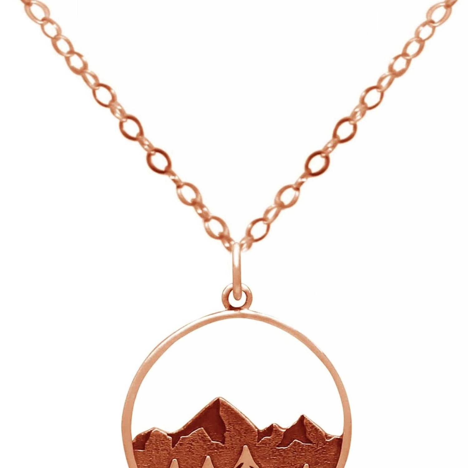 Kette mit Anhänger 'Alpin Berge'