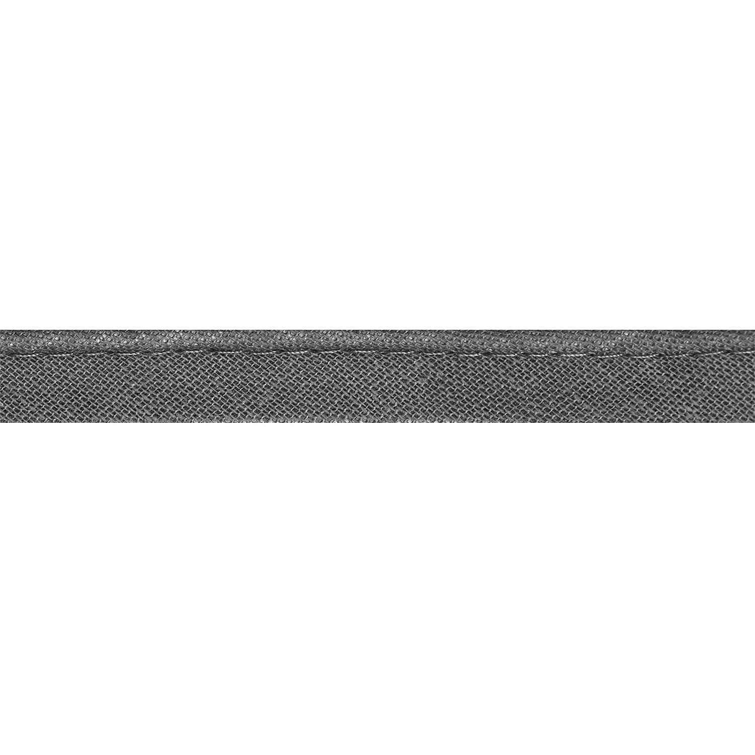 buttinette Baumwoll-Paspelband, grau, 2,4 mm Ø, 5 m
