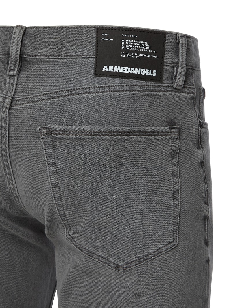Extra Slim Fit Jeans mit Stretch-Anteil Modell 'Jaari' in mittelgrau