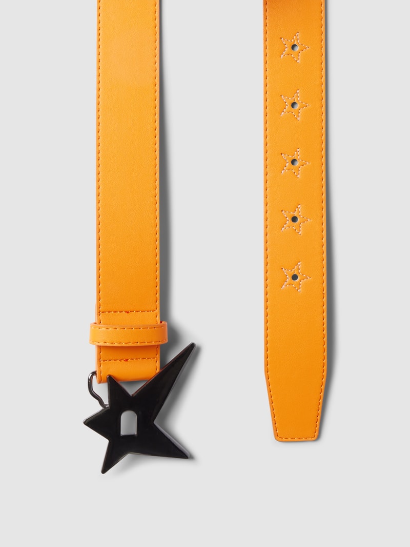 Gürtel mit Pinschließe in orange