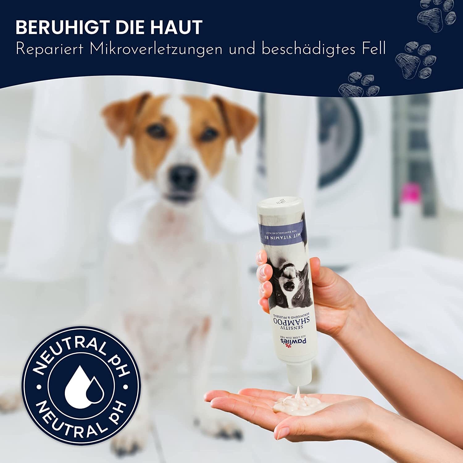 Pawlie's Fellpflege Pawlie's Sensitiv Hundeshampoo für Hunde