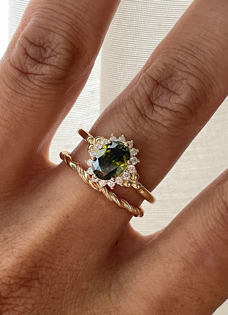 Inel placat cu aur de 24k 124131Y