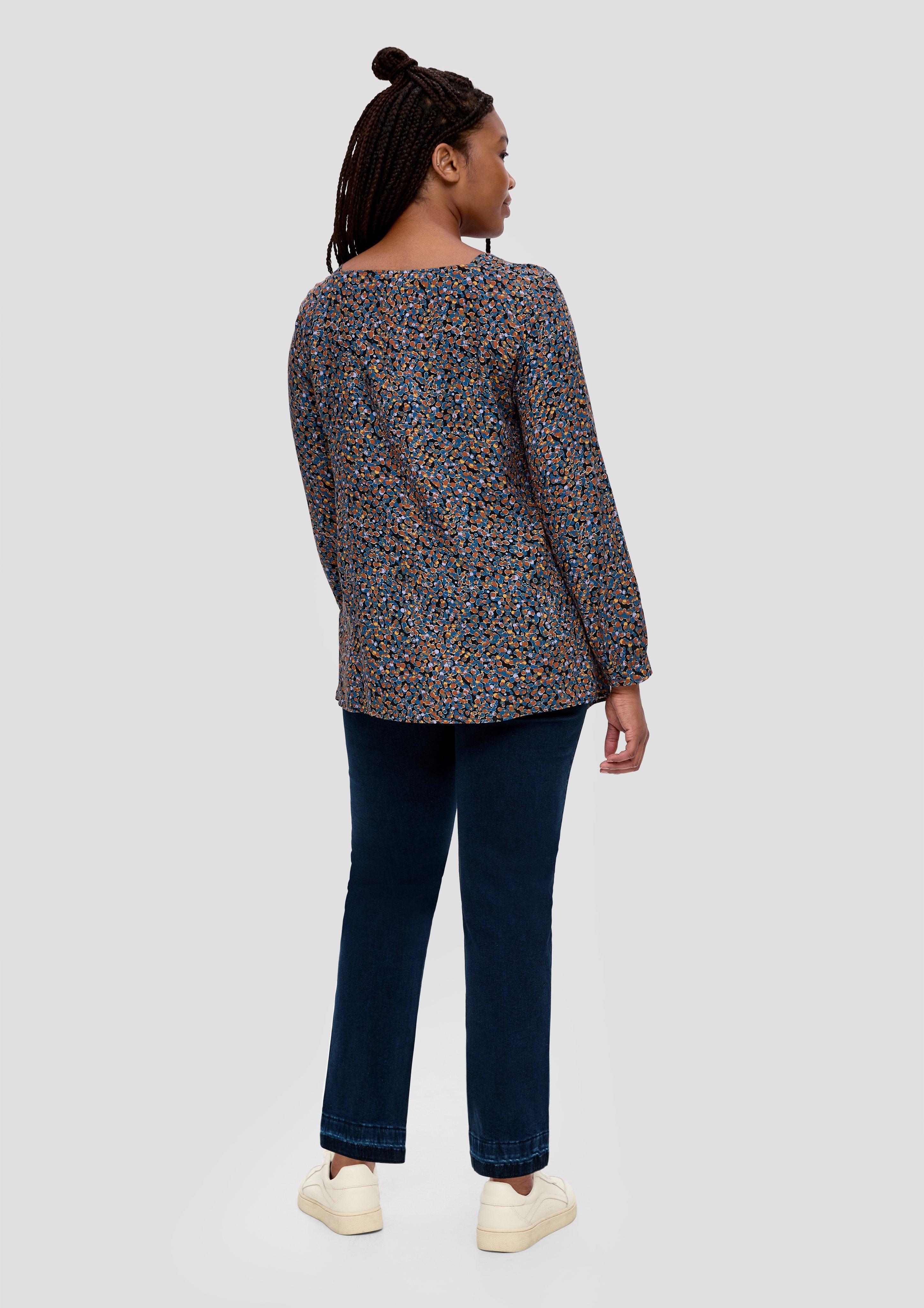Jeans / Slim Fit / Mid Rise / Straight Leg / gefärbte Nähte  2136920-59Z8