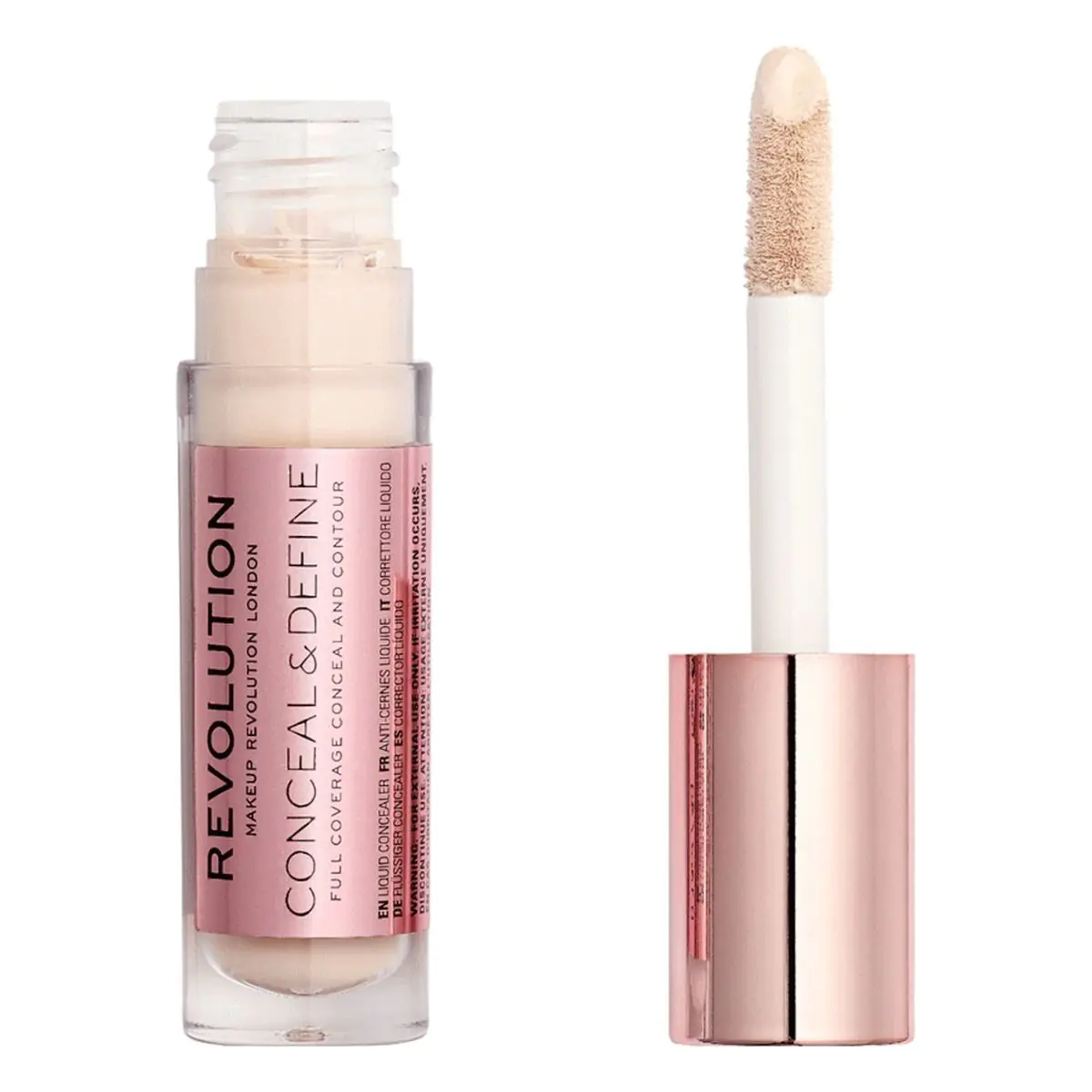 MAKEUP REVOLUTION maskuojamasis ir paryškinantis veido maskuoklis C2 4ml