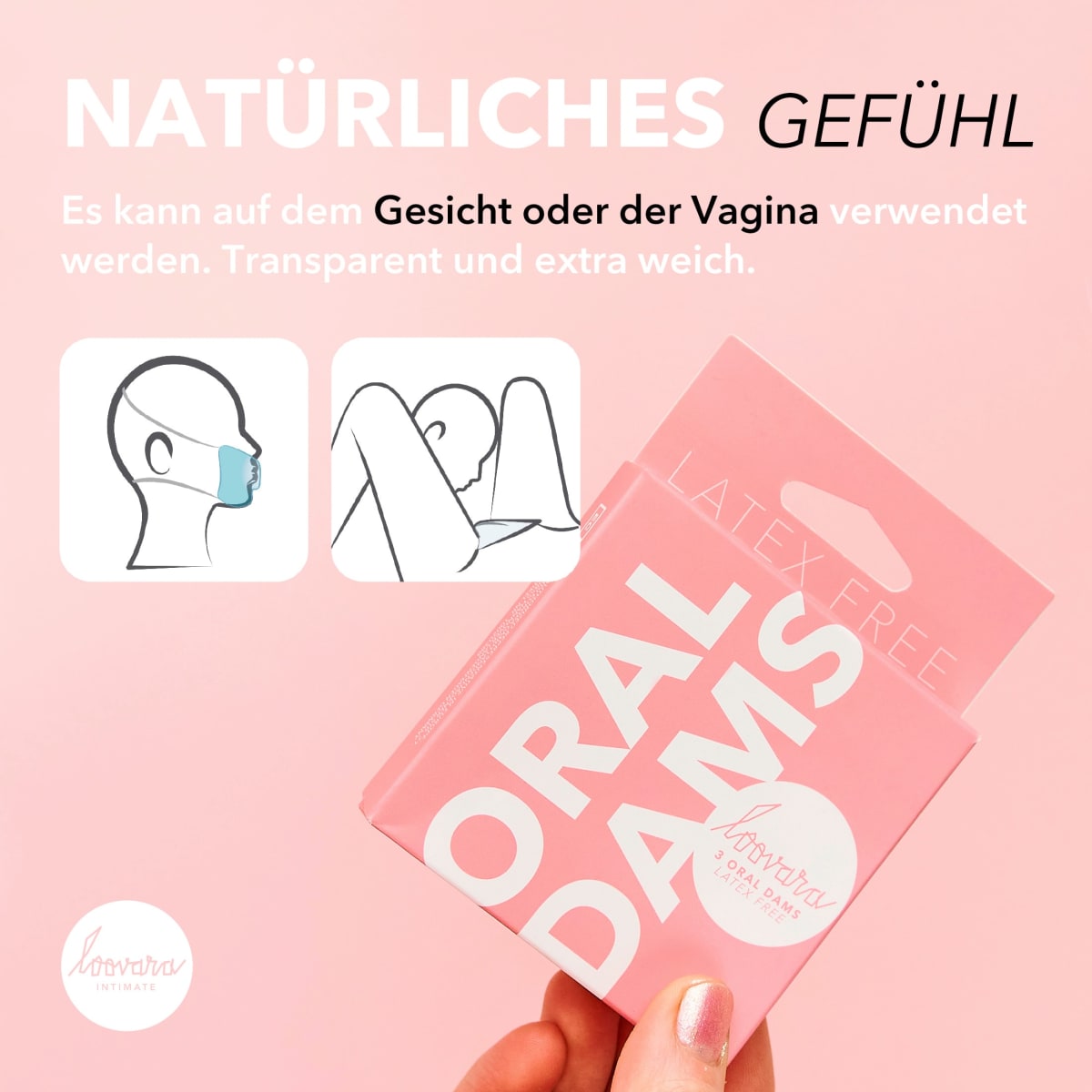 Lecktücher - Oral Dams, latexfrei, 3 St