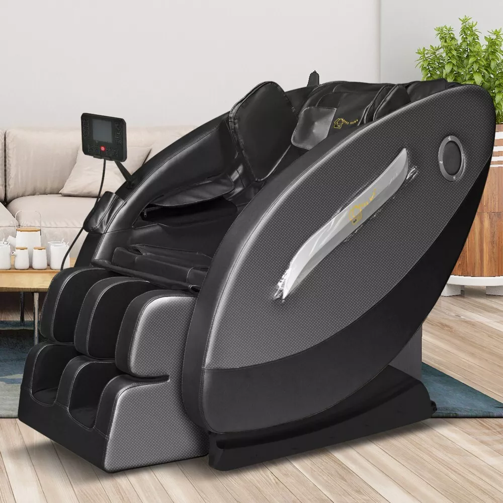 Happy Home Happy Home elektrischer Massagesessel mit Airbag Massage für Arme, Beine und Schultern schwarz