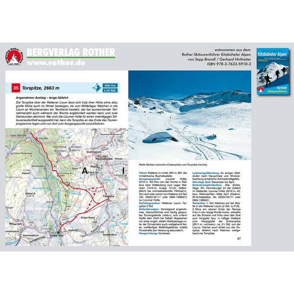 BVR SKITOURENFÜHRER KITZBÜHELER ALPEN
