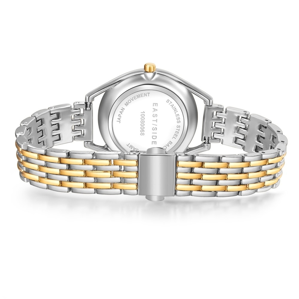 EASTSIDE Montre à quartz Edison en Argent/or jaune Acier inoxydable en Argent/or jaune Montre