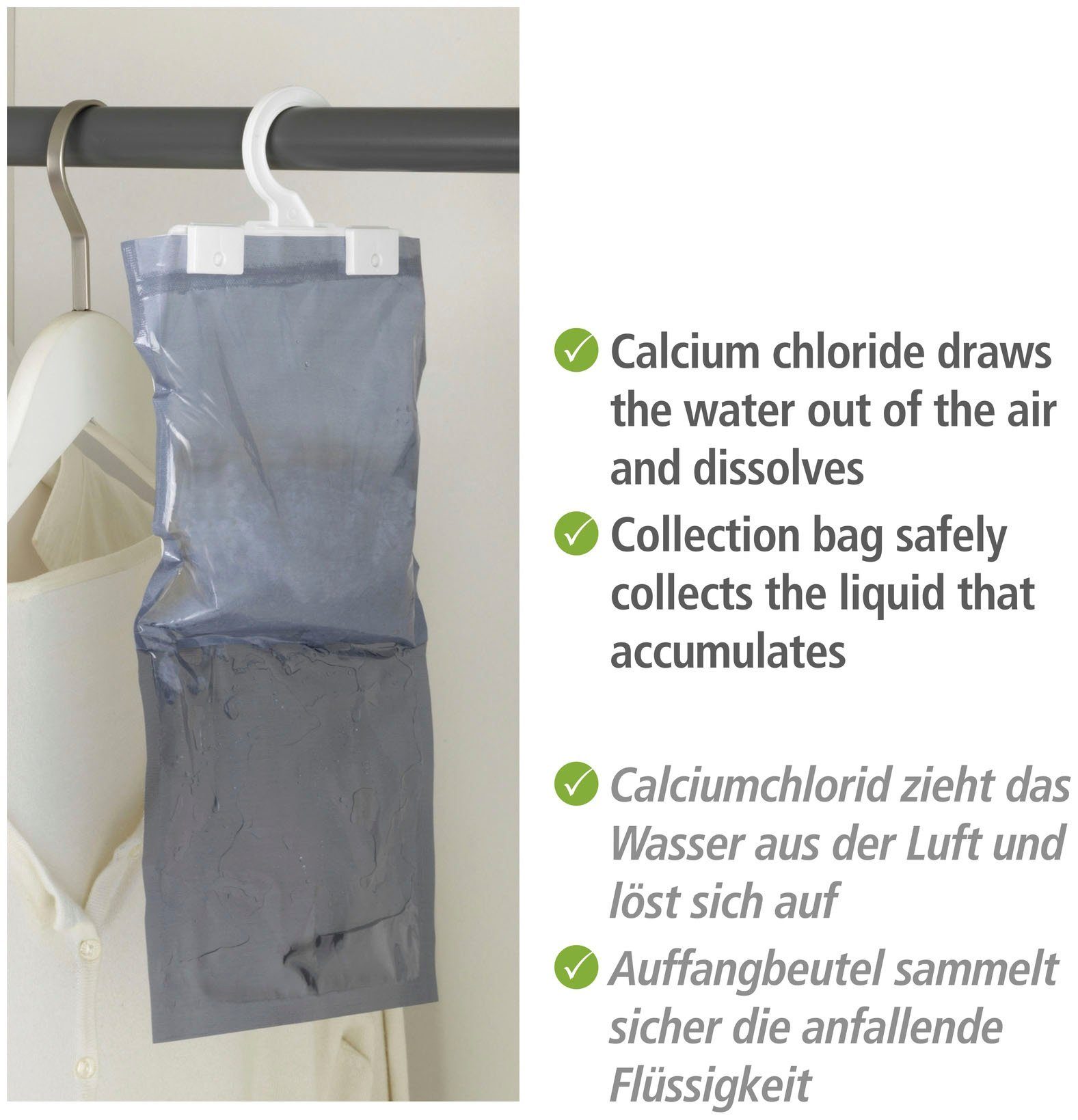 WENKO Luftentfeuchter Lavendel, 4er Set, mit erfrischendem Duft