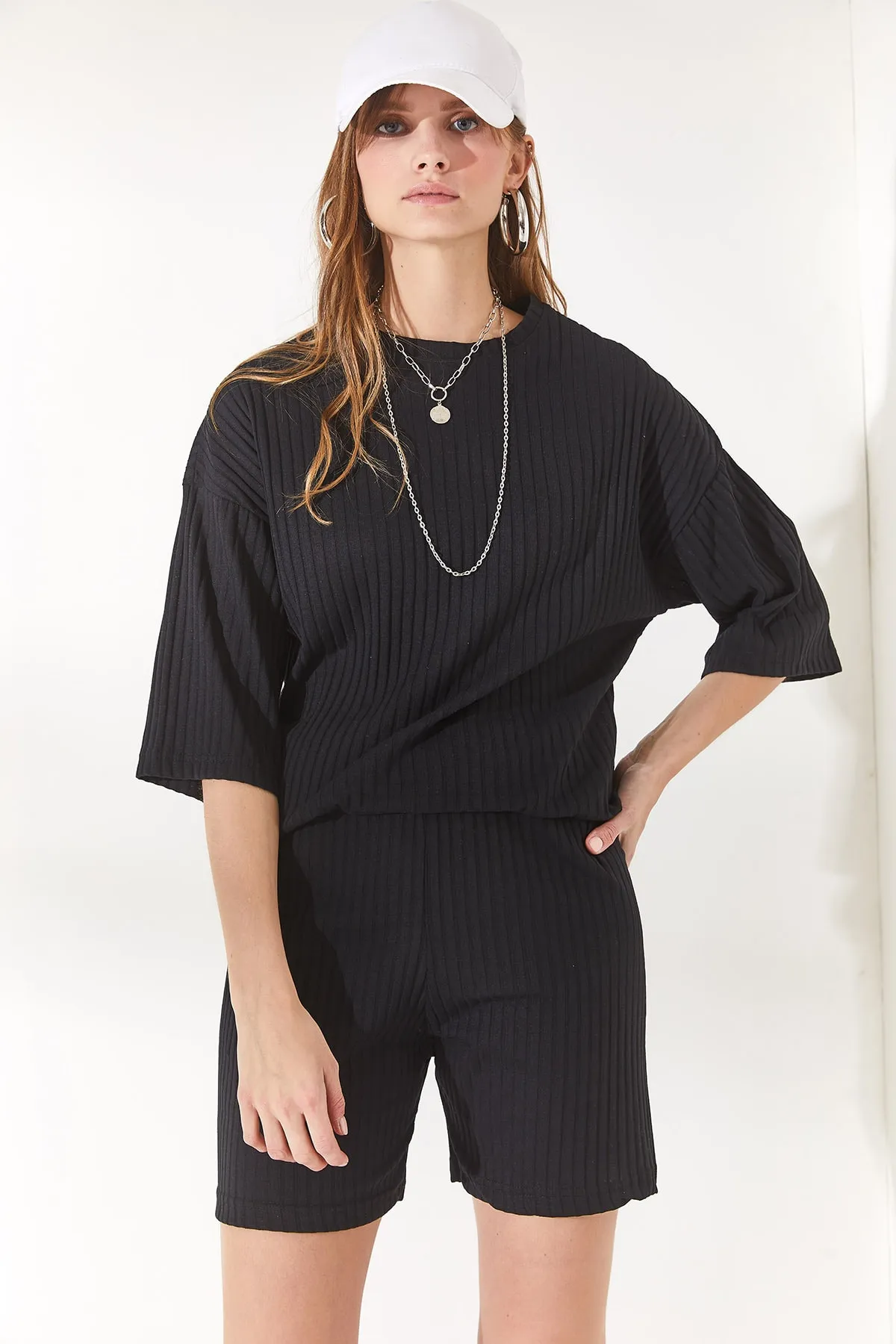 Olalook  Zweiteiler - Schwarz - Oversized