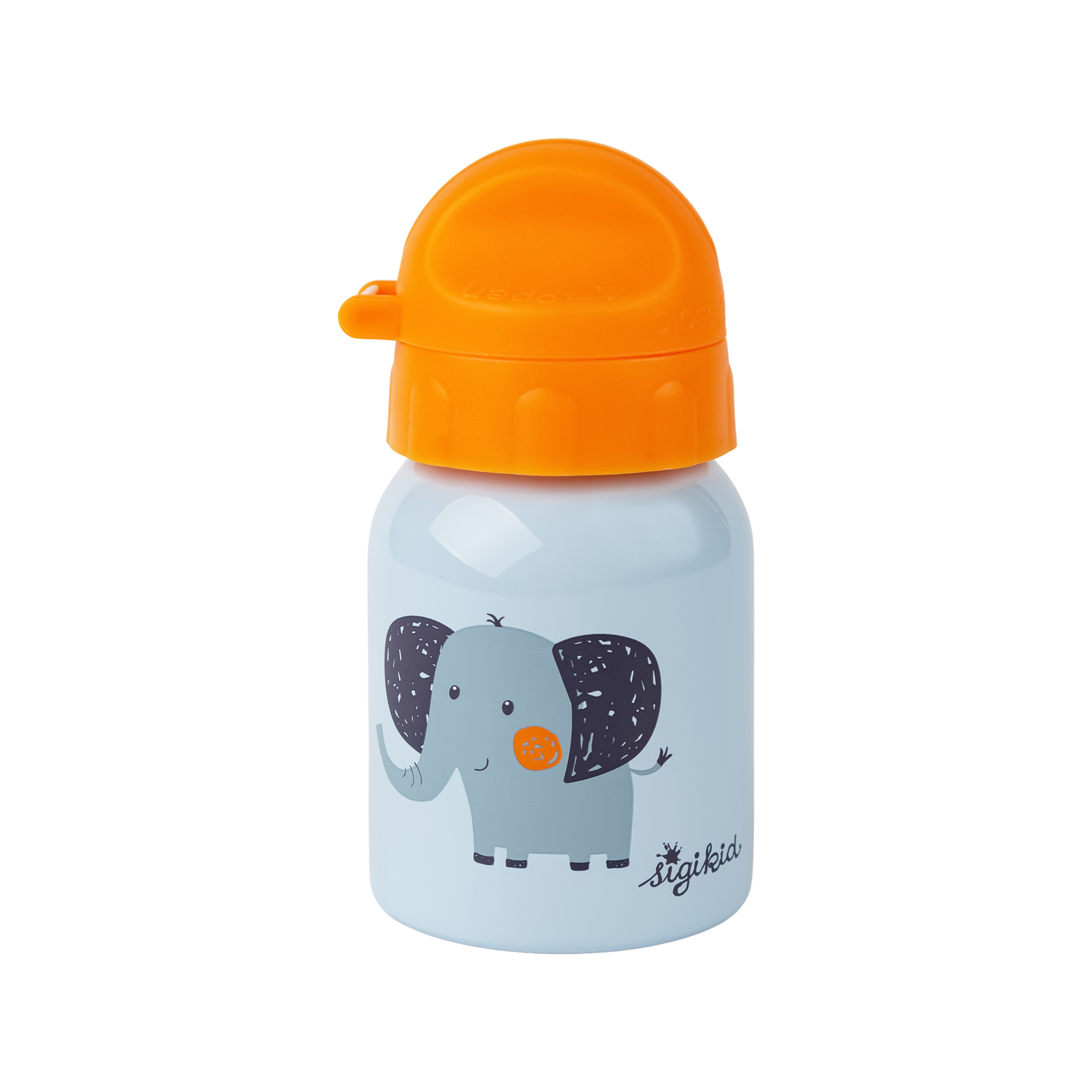 Kinder Set Edelstahl-Trinkflasche und Brotbox Elefant