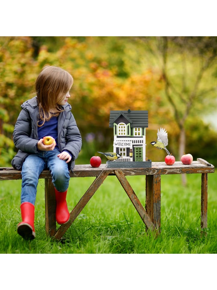 relaxdays Vogelfutterhaus in Bunt günstig kaufen onesize