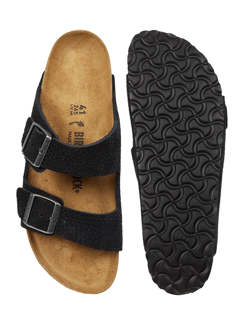 Sandalen aus Leder Modell 'Arizona' in weiß
