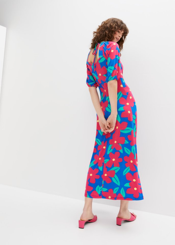 Midikleid mit Schlitz