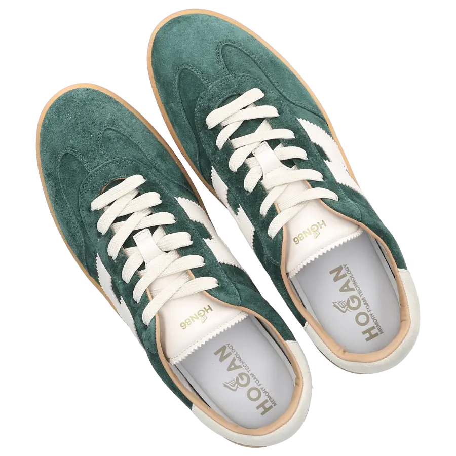 Hogan - Sneaker low H327 Veloursleder - grün