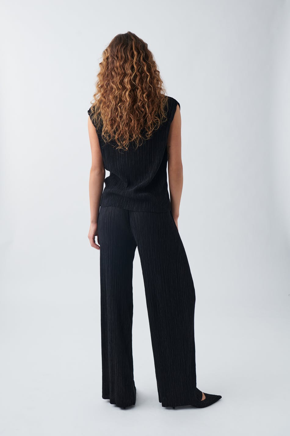 Plisse trousers