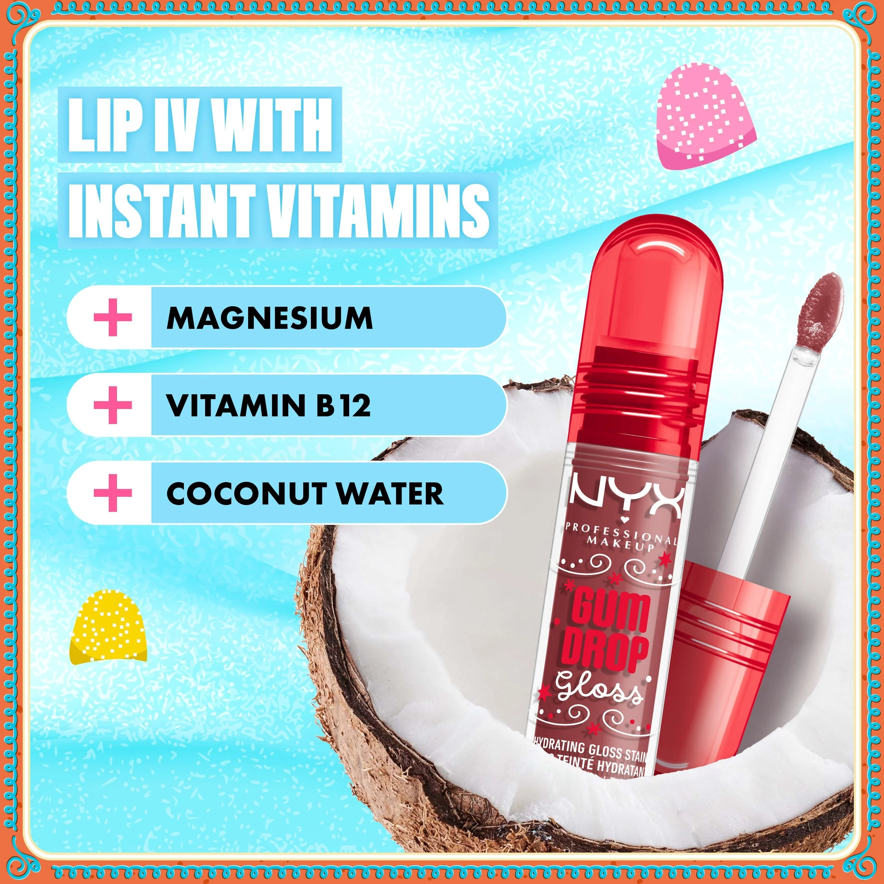 Labbra Holiday Gum Drop Gloss - Sjaj