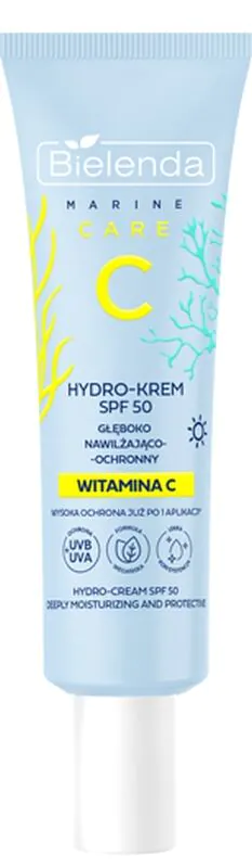 Bielenda C Marine Care SPF50 Hydrocreme, der er dybt fugtgivende og beskyttende