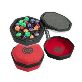 Dice Case Black Red