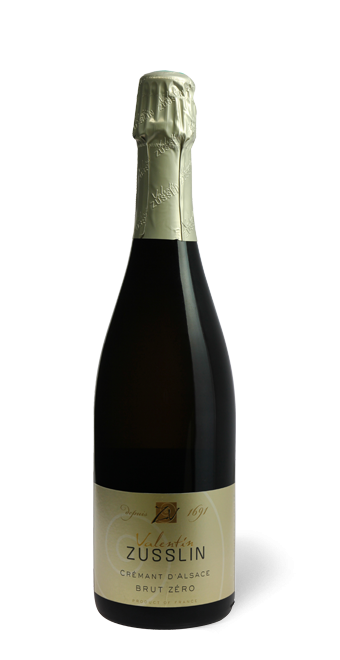 Alsace Domaine Valentin Zusslin Brut Zéro sans soufre ajouté Crémant d'Alsace 75 cl - Blanc