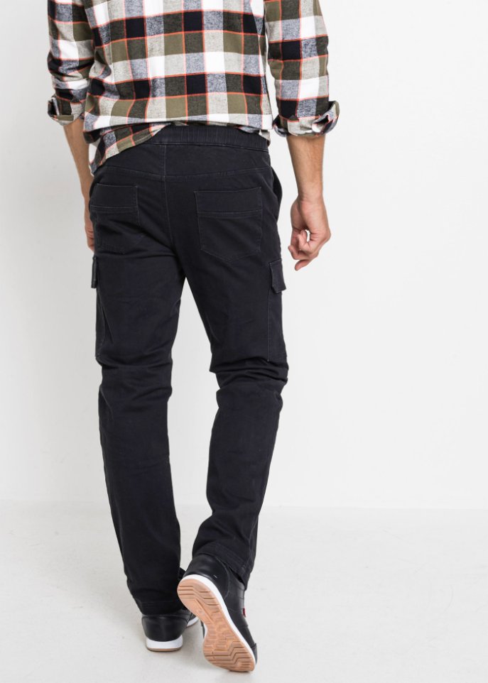 Regular Fit Thermo-Stretch-Schlupfhose, Straight