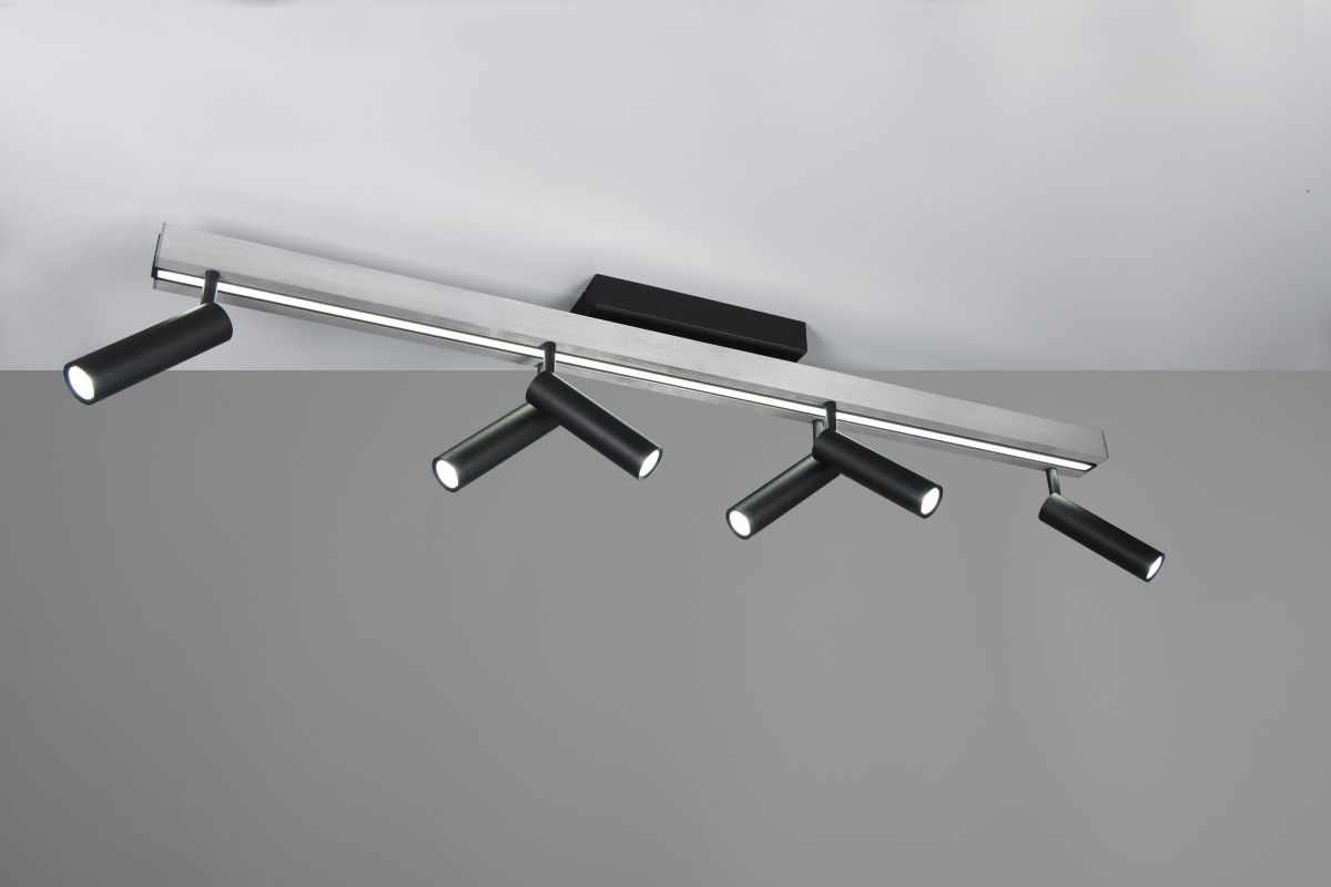 TRIO 6-flg LED Ausziehdeckenlampe Zeno