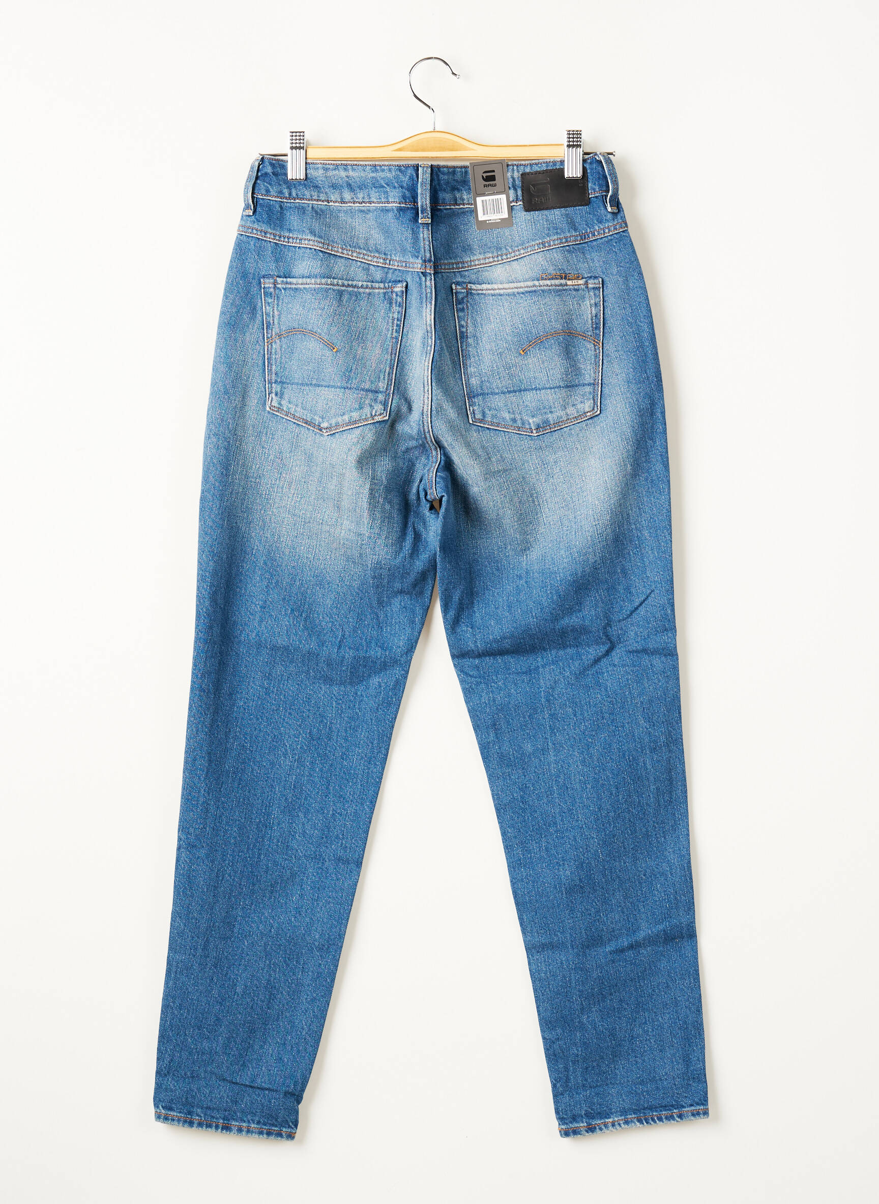 G Star Jeans Coupe Droite Femme couleur bleu