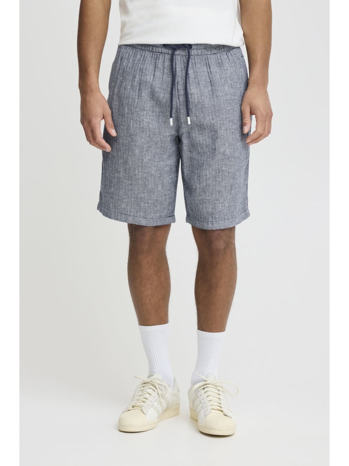 BLEND Leinenhose in Blau günstig kaufen