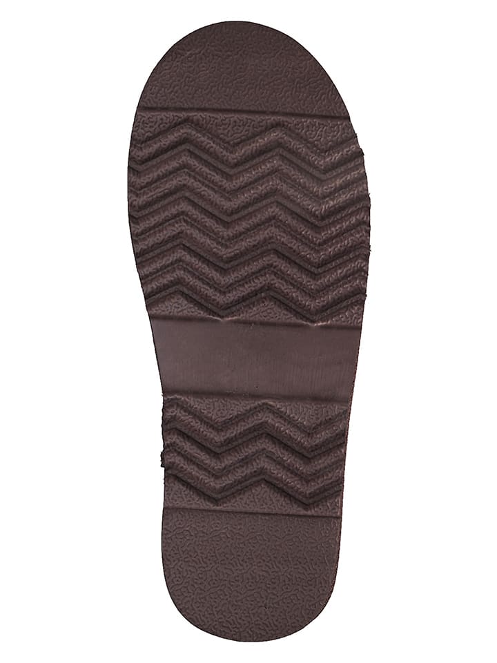 s.Oliver Leder-Ankle-Boots in Rosa günstig kaufen