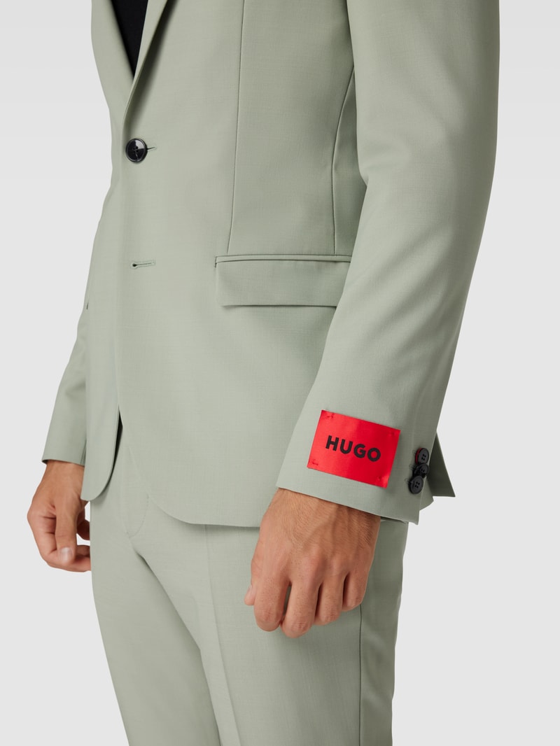 2-Knopf-Sakko mit Label-Patch in mint