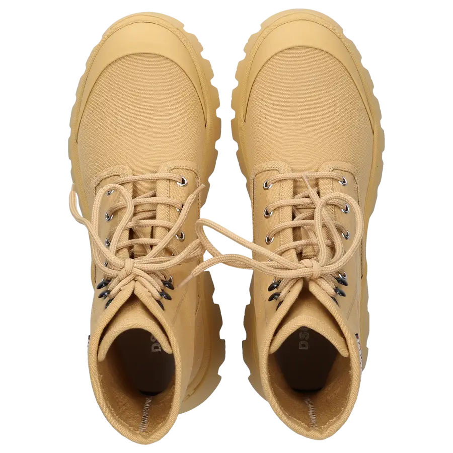Dsquared2 - Stiefeletten TANK COMBAT Canvas - beige