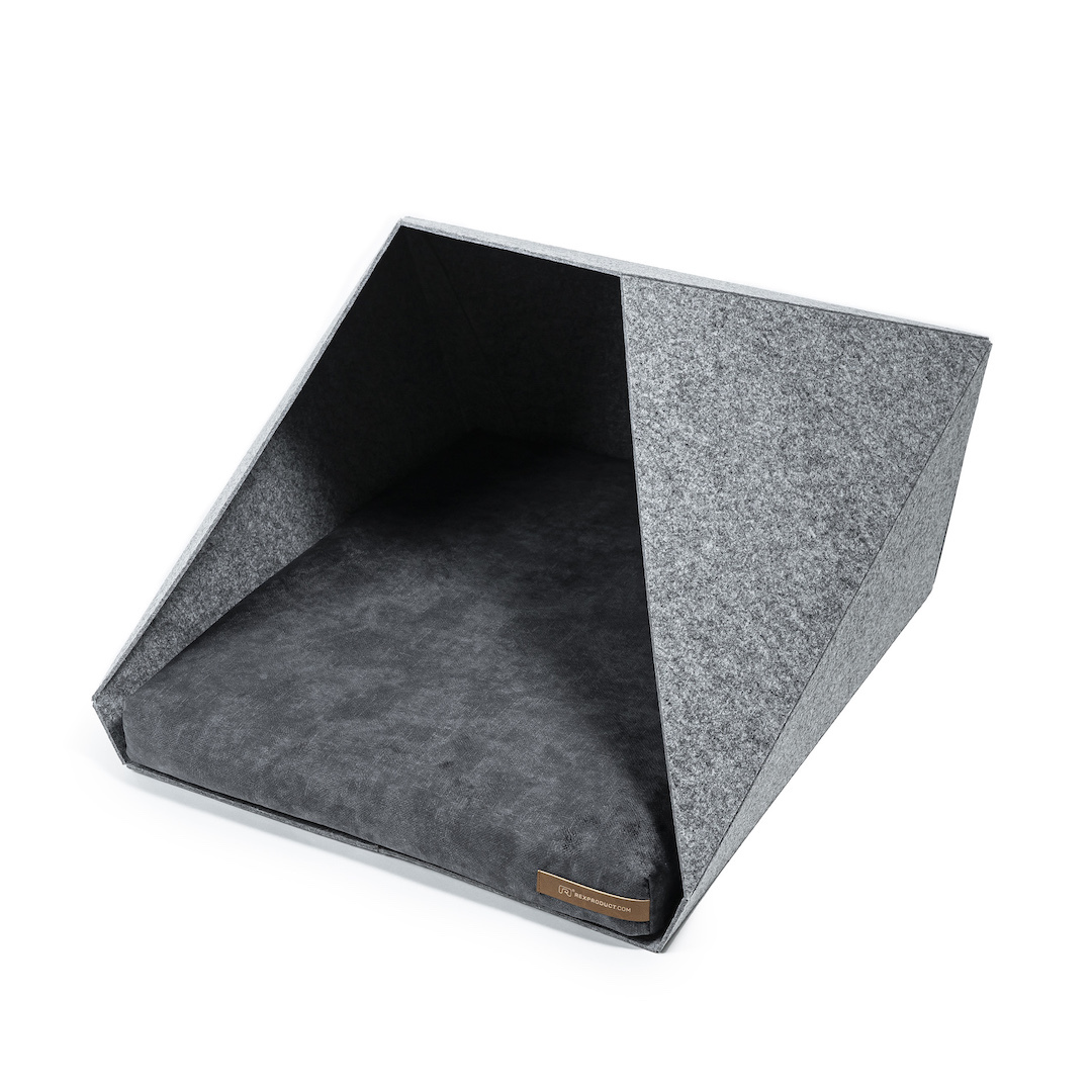 Rexproduct Hundehöhlen Rexproduct PetPocket hellgrau graphit/nature