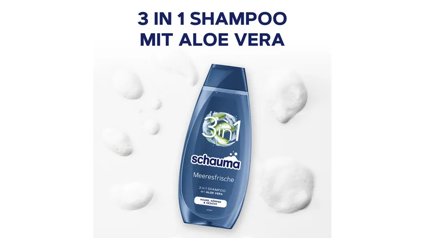 Schauma Shampoo 3in1 Meeresfrische 400 ml