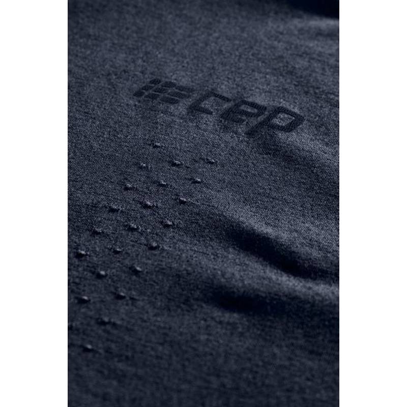 CEP Merino Base Shirt Skiing Longsleeve Skishirt Herren