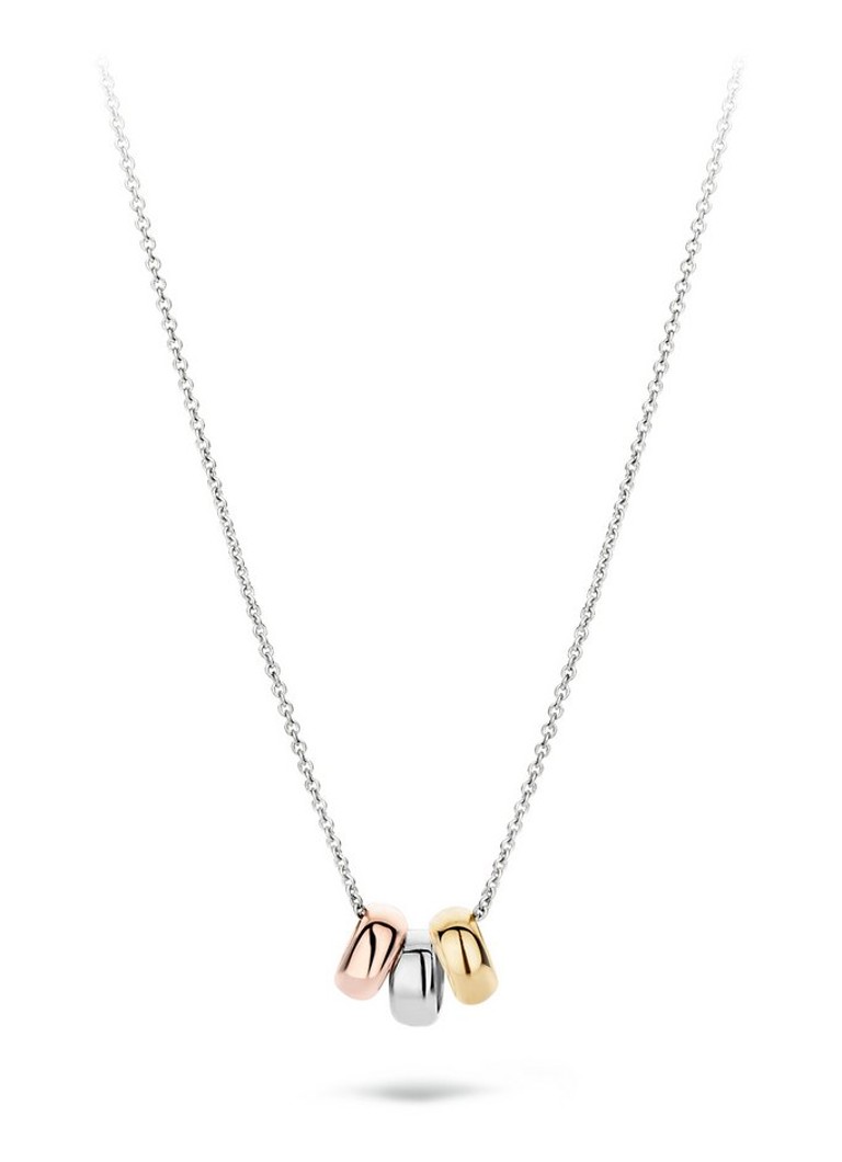 Collana Blush in oro bianco 14 carati